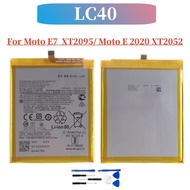 Original  LC40 Battery For Motorola Moto E7 XT2095 / E 2020 XT2052 Phone Batteries Bateria +tools