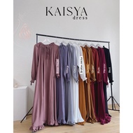 KAISYA DRESS - vintage dress with ruffles on the bottom made of premium airflow material
