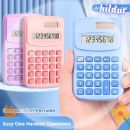 HILDAR Scientific Calculator, Large LCD Display 8-Digit Mini Pocket Calculator, Portable Silent 8-Di