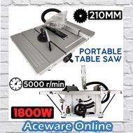 JST-TS1800 1800W JOUSTMAX TABLE SAW PORTABLE WOOD WORKING SAW MACHINE 210MM SAW BLADE