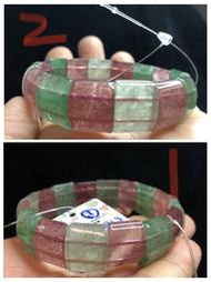 天然紅綠水晶紅草莓晶綠草莓晶手排手鍊手串手鏈16.1/16.3mm