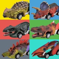 Hot Dinosaur Toy Pull Back Cars Realistic Dino Cars Mini Monster Truck with Big Tires Small Dinosaur Toys for Kids Birthday Gift