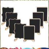 Mini Chalkboard Signs, 20 Pack Framed Small Chalkboard Labels with Easel Stand, Wooden Blackboard fo
