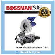 SNC - Bossman 1200W Compound Miter Saw 7-1/2"