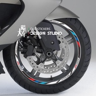 Suitable for BMW C400X GT C600 Sport C650GT Modified Reflective Wheel Sticker Wheel Rim Decal Sticke