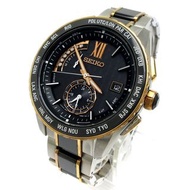 Seiko Brightz 太陽能電波男士黑色黑色錶盤 8B54-0BD0 手錶 SEIKO SAGA174