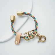 PRIDE 系列 - C * LGBT 遊行 彩虹 黃銅 鑰匙圈