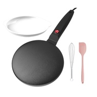 Nonstick Coating Electric Pancake Pan 600W Handheld Pancake Maker Electric Round Griddle for Pancake