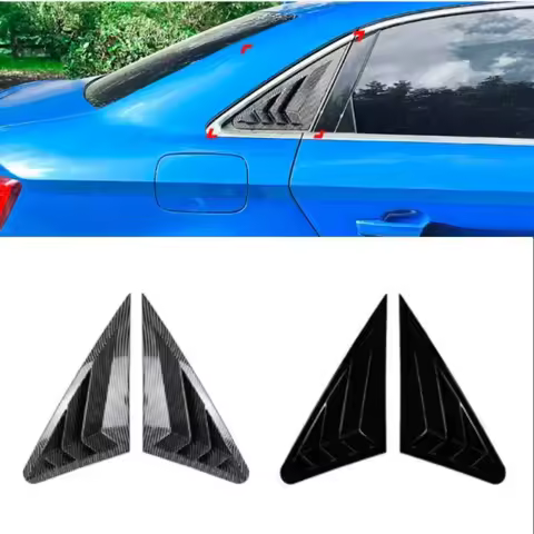 For Audi A3/S3 8V Sedan 14-20 Rear Window Louvers Exterior Stickers Aerodynamic Exterior Accessories