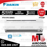 [MTO] Daikin 1HP Non Inverter Aircond Air Conditioner (WIFI) FTV28P