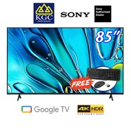 (Free Ship) SONY 85" K-85S30 4K HDR Processor X1™ Smart TV (Google TV) [Free Wireless Keyboard & Mou