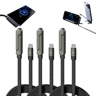 Invisible Holder Charger Cable with Stand, 240W Super Fast Charging Cord with Built-in Phone Stand, 