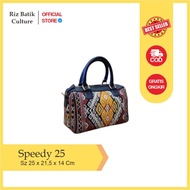 Speedy 25/ Bag Batik/ Bag Woven/ Bag Leather Bag ethnic/ Bag Women's Bag