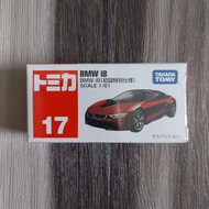 TOMICA REGULAR 1/61 17 bmw i8 RED - 860006