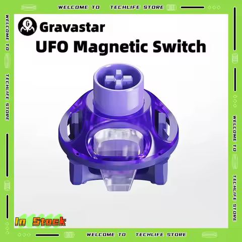 GravaStar UFO Magnetic Switch Hall Effect 23mm Spring 0.001mm RT Pre-lubed for Mechanical Keyboard H