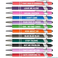 jenniferagg.my Funny Pens Fun Pen Funny and Inspirational Copywriting Pen Set Black Touchmonitor Bal