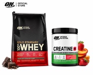 [ เซตคู่ ] Optimum Nutrition Gold Standard Whey Protein 10 Lbs - Choc + Optimum Nutrition Creatine[+