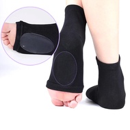 MIYIO 1 Pair Plantar Fasciitis Socks Gel Arch Support Sleeves Breathable Achilles Tendonitis Spurs S