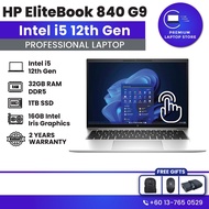 HP EliteBook 840 G9 Intel VPro i5 12th Gen 14" Touch Slim Laptop 32GB DDR5 4800Mhz RAM 1TB SSD 16GB 