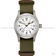 HAMILTON H69439411 Men's Watch Khaki Field Mechanical 38mm 24-hours Nato Textile Strap Green *Origin