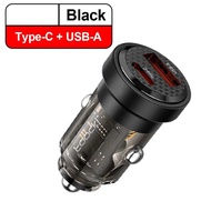 Car Charger Dual Port USB Fast Charging QC PD 33W | QC PD 33W Dual Port USB Car Charger