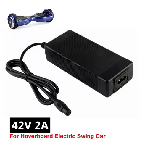 42V 2A Battery Charger For 36V Li-ion Battery Pack 42V Lithium Battery Adapter With 3P GX12 Connecto
