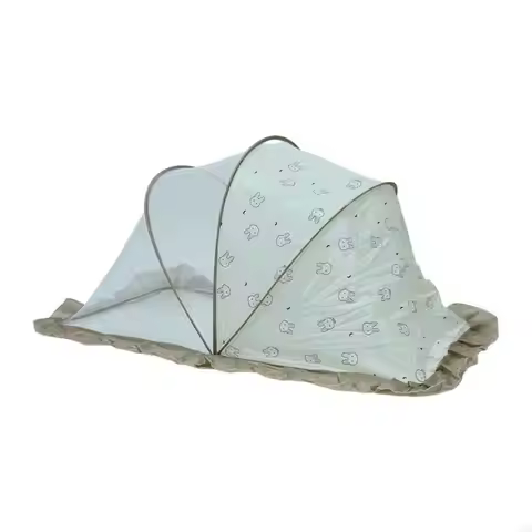 CORB Crib Mosquitoes Guard Baby Bed Mosquitoes Barrier 360 Degree Coverage Multiple Pattern for enha