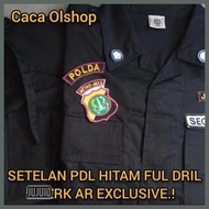 Hot Sale Baju|Seragam|Stelan Pdl Hitam Brimob Merk AR