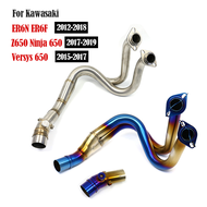 ท่อระบบรถจักรยานยนต์ Er6n Pyxv1588สำหรับรถมอเตอร์ไซค์สำหรับ Kawasaki ER6N 2012-2018 Z650 17-23 Versy