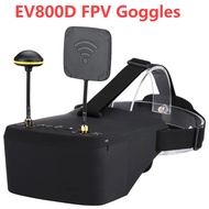EV800D FPV Goggles with DVR 5.8G 40CH 5 Inch 800x480 Diversity Video Headset Build in 3.7V 2000mAh B