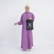 Jas Hujan GAMIS bahan PVC Tebal lentur ringan