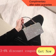 ！kanken kanken miniShiny Rhinestone Tote Women's Dinner Bag with Evening Dress2022New Banquet Small Bag Party Clutch Bag