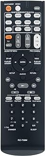 Allimity RC-738M Replaced Remote Control Fit for Onkyo AV Receiver HT-RC160 HT-S7200 TX-SR607 TXSR607B