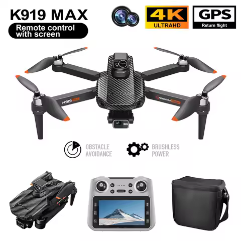K919 MAX GPS Drone Professional 1080P HD Light Flow Camera Aerial 5G Brush Avoiding Obstacle Large S