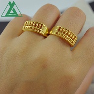 Gold Color Stainless Steel Abacus Ring Opening Ring Titanium Rings Finger Ring