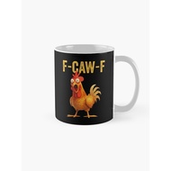 Funny F-Caw-F Chicken Coffee Mug