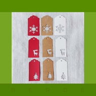 Christmas Kraft Tags - Gift Tags with twine - 25 pcs Christmas Gift Tag