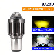 H4 BA20D Motorcycle Headlight LED Bulb H4 BA20D 1PC Led Lamp Motor 6000LM Hi-Lo Beam Lamp Scooter Ac