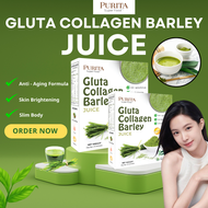 Gluta Collagen Barley Juice 100% organic helps brighten and beautify skin for effective weight loss
