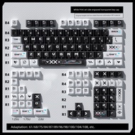 Phím bàn phím trong suốt bốn mặt Eva Evangelion chất liệu PBT thăng hoa năm mặt OEM Anime Mai từ K99