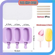 USS - SJ 3 Hole Silicone Ice Cream Mold with 50 Popsicle Sticks - JSC8004 - Utie Shop Store