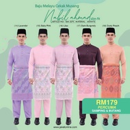 [NEW 2022] Jakel Baju Melayu Avante By Nabil Ahmad Slim Fit Full Package FREE Samping &amp; Butang Baju Part 4
