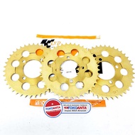 Rear Gear Honda Grand Supra X Lama Supra 100 Prima Win Legenda 428 x 35 36 37 38 39 40 45 LVD Racing