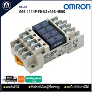 G6B-1114P-FD-US+G6B-4BND 24VDC 5A RELAY OMRON Cream Color
