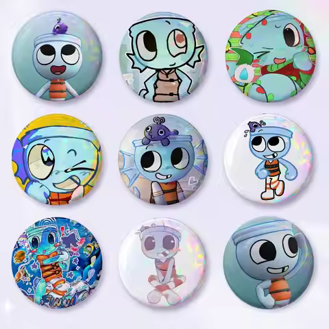A-D-Dandys W-World Finn Pins, Cartoon Brooches, Badge Gifts, Clothing, Backpacks, Stationery, Access