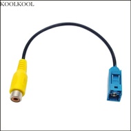 KOOK Upgraded Car Reversing Camera Adaptor Cable Fakra Female to RCA Female Compatible wth C E GLKS8