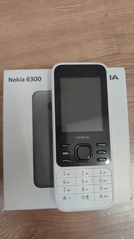 Nokia phone 6300 4G orig button phone Malaysian manufacturer warranty for 1 year