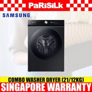 Samsung WD21B6400KV/SP Bespoke AI™ Front Load Washer Dryer with Ecobubble™ (21/12kg)(Water Efficiency 4 Ticks)