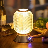 Colorful LED Rechargeable Bar Table Lamp KTV Desktop Waterproof Candle Creative Bar Table Lamp Cafe 