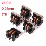 Inductor UU9.8 7~10mH 7*8mm Common Mode Choke Inductor  For Filter Pitch